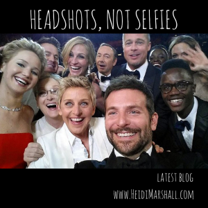 Ellen's 2014 Oscar selfie, how to choose headshots