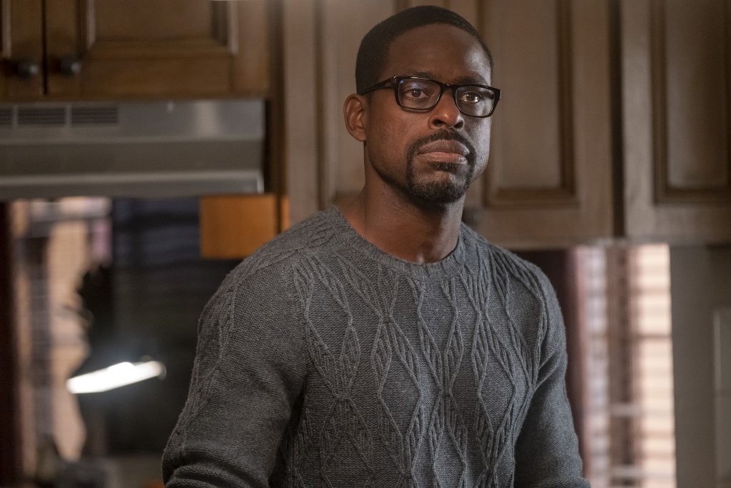 Sterling K. Brown in center of frame