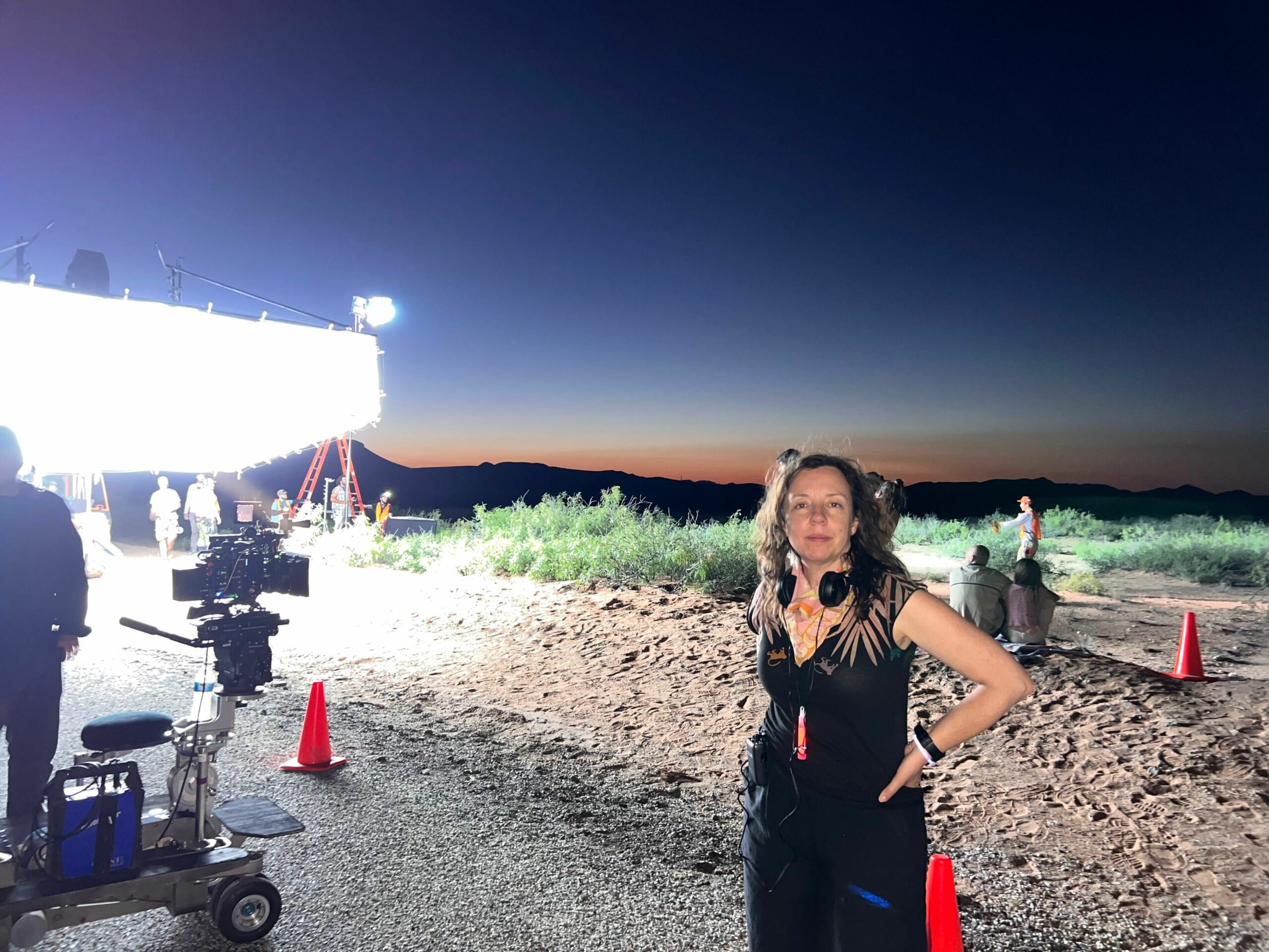 Heidi Marshall Acting Coach In the Summers film set